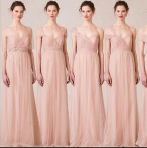 2 Jenny Yoo Annabelle dresses BHLDN Blush & Mint